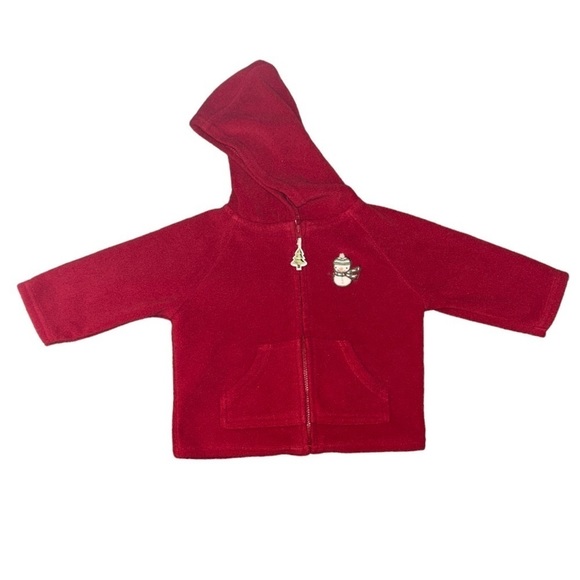 Gymboree Other - GYMBOREE Vintage Fleece Red Jacket, Size 6-12 months